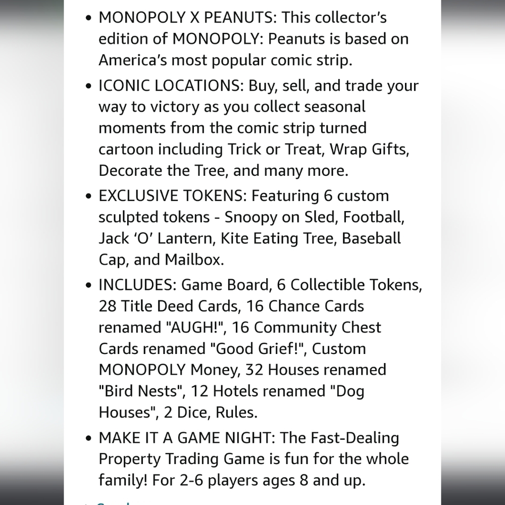 Monopoly: Peanuts - Picture 11 of 11